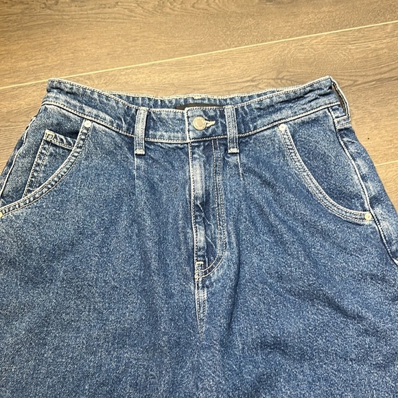 Mavi Laura High Rise Baggy Pleated Boyfriend Women Size 27 - Picture 7 of 12